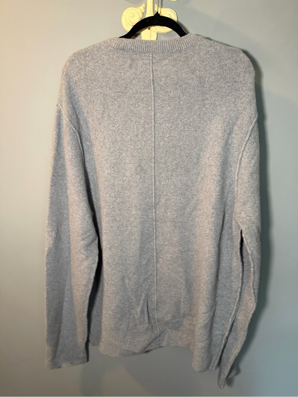 All Saints Light Gray Men's Crewneck Sweater - Picture 4 of 7